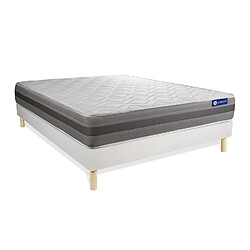 Avis ACTISOM Ensemble matelas ACTIFLEX RELAX Ressorts ensachés + mémoire de forme 140x200 Max épaisseur 5zones confort + sommier KIT blanc