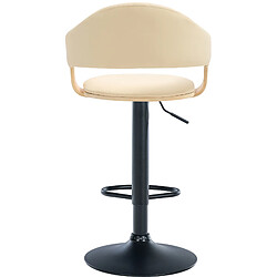 Acheter Non Tabouret de bar Nilse simili cuir noir