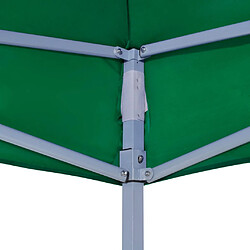 Acheter vidaXL Toit de tente de réception 4,5x3 m Vert 270 g/m²