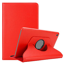 Cadorabo Coque Huawei MediaPad M5 LITE 10 (10.1 Zoll) Etui en Rouge