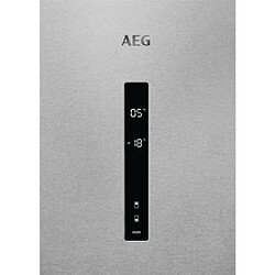 AEG RCB736E5MX Réfrigérateur Deux Portes 266L 162W 42dB Réversibles Inox