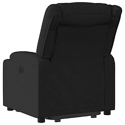 Acheter vidaXL Fauteuil inclinable électrique noir tissu