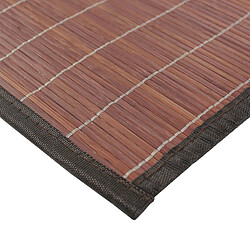 Thedecofactory BALI CHIC - Tapis en bambou chocolat 200x65