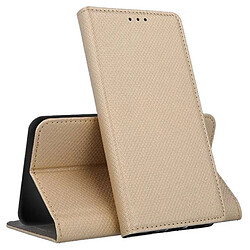 Htdmobiles Housse pour Xiaomi Poco F4 GT 5G - etui coque pochette portefeuille + verre trempe - OR MAGNET