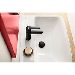 Mitigeur lavabo monocommande GROHE Start - Noir mat - Taille S - Economie d'eau