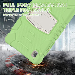 Coque en silicone antichoc, anti-rayures avec béquille Matcha vert pour votre Samsung Galaxy Tab A8 10.5 (2021) X200/205