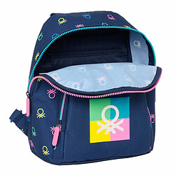 Acheter Sac à dos Benetton Cool Mini Blue marine 25 x 30 x 13 cm