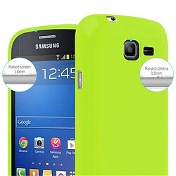 Acheter Cadorabo Coque Samsung Galaxy TREND LITE Etui en Vert