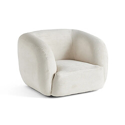 Lisa Design Ernee - fauteuil cocon - en velours Ernee - fauteuil cocon - en velours - Beige