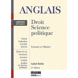 Anglais : droit, science politique, licence et master - Occasion