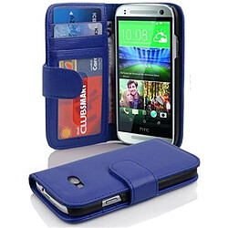 Cadorabo Coque HTC ONE M8 MINI Etui en Bleu