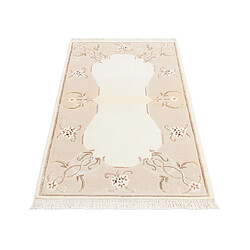 Avis Vidal Tapis de laine 150x84 beige Darya