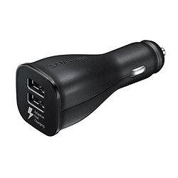 Chargeur Voiture Allume-cigare 2A Double USB Original Samsung - Noir