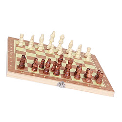 Jeu échecs en bois Jeu société traditionnel Chess pas cher