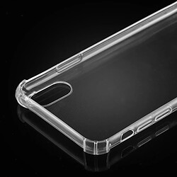 Wewoo Coque Étui de protection souple ultra-mince en TPU pour iPhone X (transparent) pas cher