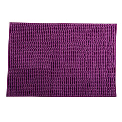 MSV Tapis de bain Microfibre CHENILLE 40x60cm Violet