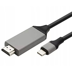 GUPBOO Câble HD41 USB-C 3.1 vers HDMI 4K Adaptateur MHL 200CM,JL1871