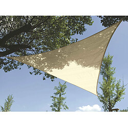 Provence Outillage Voile d'ombrage triangle 5m crème 5 m