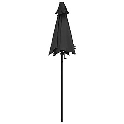 Avis vidaXL Parasol Anthracite 200x224 cm Aluminium