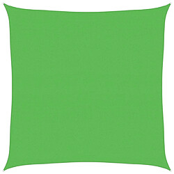 vidaXL Voile d'ombrage 160 g/m² Vert clair 4x4 m PEHD