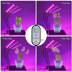 Tradex DE CULTURE FLEXIBLE A LED POUR PLANTES HYDROPONIQUES SERRE 3 TIGES pas cher