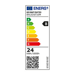 Bandes LED KSIX 1 24W Noir B (10 m)