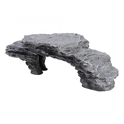 Avis Universal Aquarium Tortue Poisson Grotte Cachée Habitat Aquarium Décoration Pont Vue Tortue Escalier Reptile Soleil Montagne Montagne Mur | Habitat Décoration