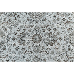 Vidal Tapis de laine 213x114 Bleu Ultra Vintage