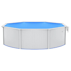 Avis vidaXL Piscine avec pompe filtrante à sable et échelle 460x120 cm