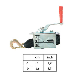 vidaXL Treuil à main avec sangle 360 kg pas cher