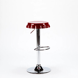 Avis Superstool Tabouret haut bar et cuisine forme de capsule de bouteille design moderne Dallas | Rouge