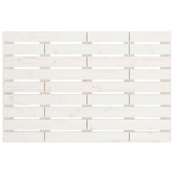 Acheter Maison Chic Tête de lit scandinave,Meuble de chambre murale Blanc 106x3x63 cm Bois massif de pin -MN80760