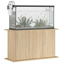 Avis vidaXL Support d'aquarium chêne sonoma 101x41x58 cm bois d'ingénierie