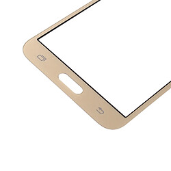 Wewoo Vitre or pour Samsung Galaxy J7 / J700 écran avant verre extérieur pièce détachée pas cher