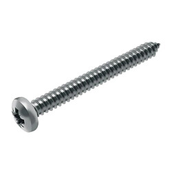 Acton Vis à tôle tête cylindrique large pozidriv inox A2, diamètre 3,5 mm, longueur 15,9 mm, boîte de 100 vis