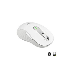 Souris sans fil Logitech Signature M650 L pour gaucher Blanc