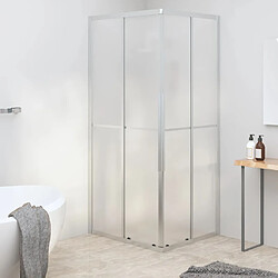 vidaXL Cabine de douche ESG dépoli 80x70x180 cm