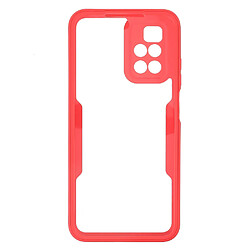 Coque en TPU + acrylique anti-rayures rouge pour votre Xiaomi Redmi 10