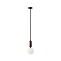 Luminaire Center Suspension Aldeva Acier,alliage métallique Noir, Bronze Antique