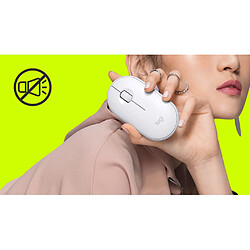 Universal Souris Bluetooth sans fil Bureau d'affaires Slim garçon/fille mignonne souris portable | souris (blanc)