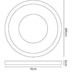 Avis Inspired Encastré Downlight Deep Round Rim Only Purple, nécessite 100035310 pour compléter l'article