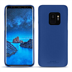 Coque cuir Samsung Galaxy S9 - Coque arrière - Bleu Océan PU ( Pantone #003da5 ) - NOREVE