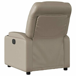 Acheter Maison Chic Fauteuil Relax pour salon, Fauteuil de massage inclinable électrique cappuccino similicuir -GKD51687