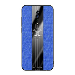 Avis Wewoo Coque Souple Pour TPO Reno Z XINLI Stitching Cloth Antichoc TPU Étui de protection Bleu