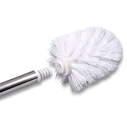 Avis Universal 1 paquet de têtes de brosse de rechange pour les toilettes Brosse de toilette en acier inoxydable blanc Brosse de toilette de rechange Brosse de toilette de remplacement pour les outils de nettoyage