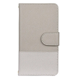 Wewoo Coque Étui en cuir à rabat de couleur épissure pour iPhone 11 Pro avec support cadre photo emplacements carte et portefeuille gris