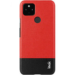 Imak Coque en TPU + PU ruiyi series rouge/noir pour votre Google Pixel 5