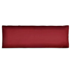 vidaXL Coussin rembourré de dossier Bordeaux 120 x 40 x 10 cm