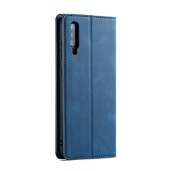 Avis Wewoo Housse Coque Pour Galaxy A70 Forwenw Dream Series Oil Edge Fort Magnetism Horizontal Flip en cuir avec support et fentes cartes et portefeuille et cadre photo bleu