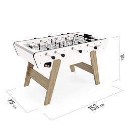 Avis SOKKER Baby-foot de Bar Coliseum avec barres télescopiques et 3 Balles Lièges Inclus 153 x 75 x 90 cm